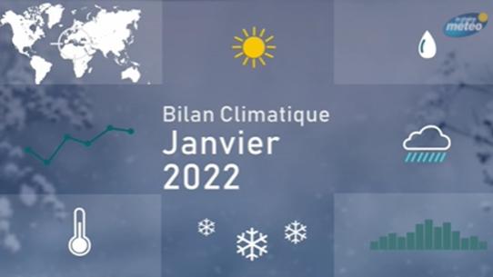 Bilan climatique de janvier 2022