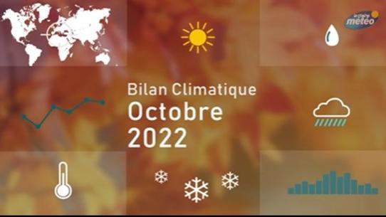 Bilan climatique d'octobre 2022